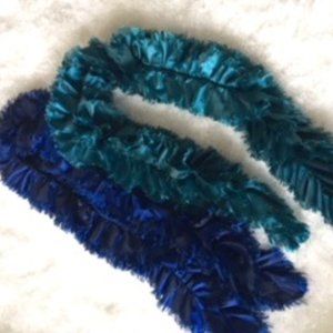 Silky Ruffles Scarfs - Set of 2